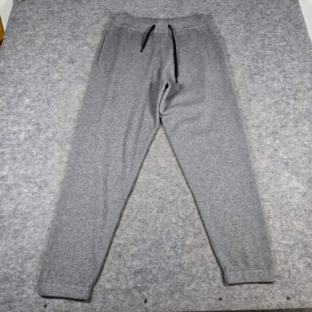 Replay Mens Gray Sustainable Lab Knit Jogger Pants L